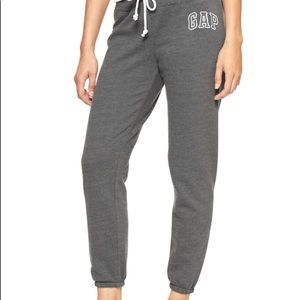 Best sweats ever!! GAP logo charcoal XS
